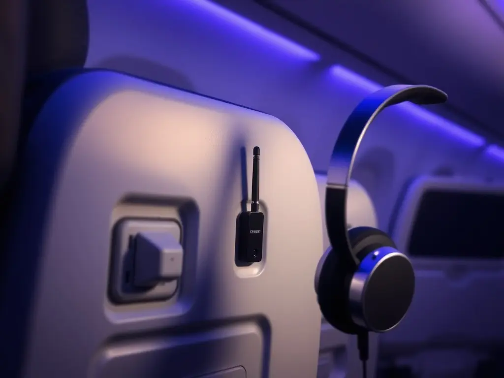 This Tiny Gadget Is The Best Way To Use Bluetooth On A Flight