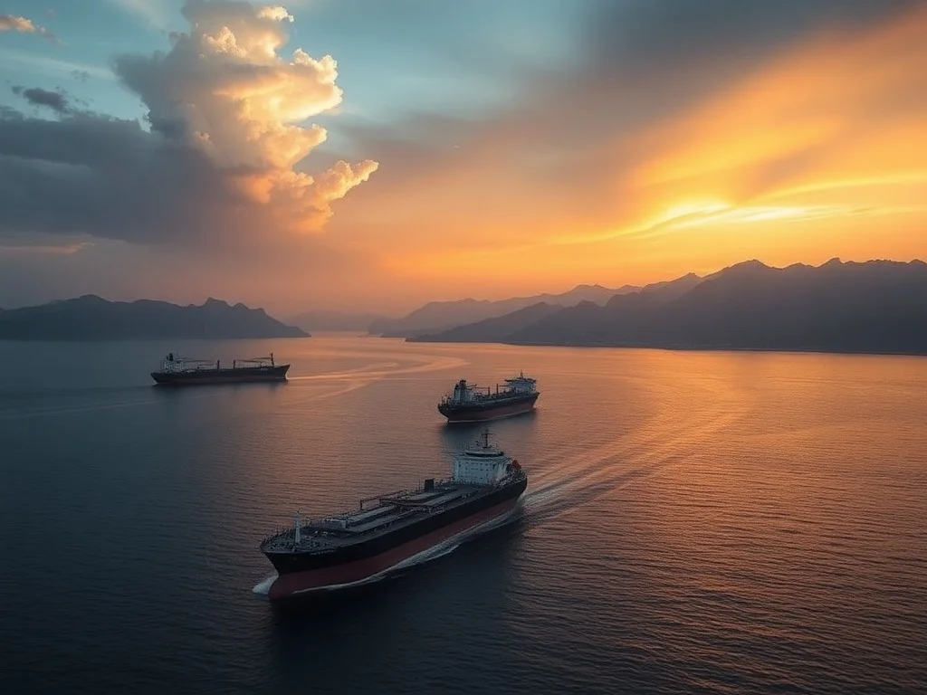 Three Oman-flagged tankers enter Strait of Hormuz without sailing through Iranian waters — what route did they take?