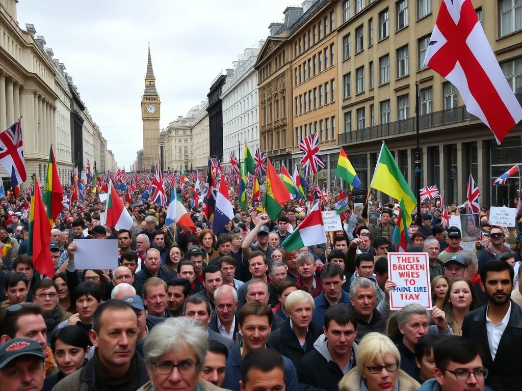 Together: Monster march takes back streets from far right