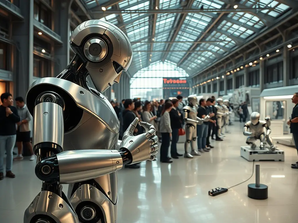 Tokyo summit wows audience with humanoids and robotic hands that can thread a needle