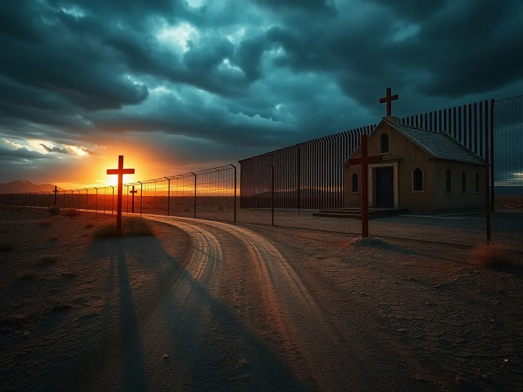 Trump administration sues Catholic diocese to seize land on religious site near El Paso for border barrier