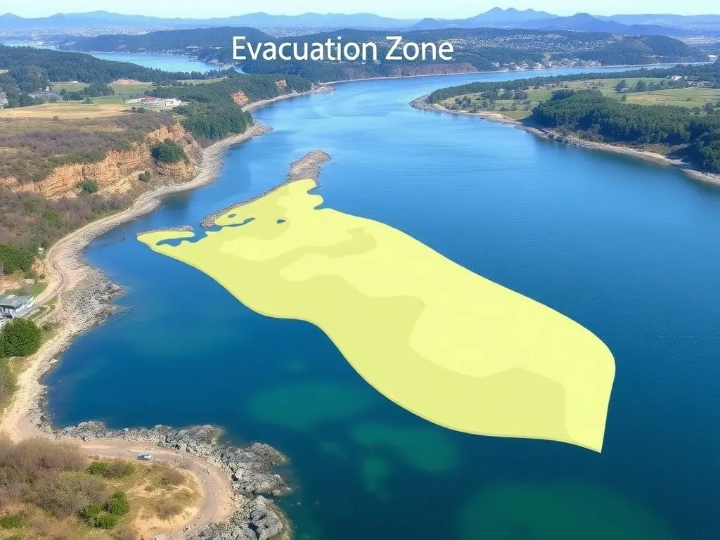 Tsunami risk zones shift inland as maps updated