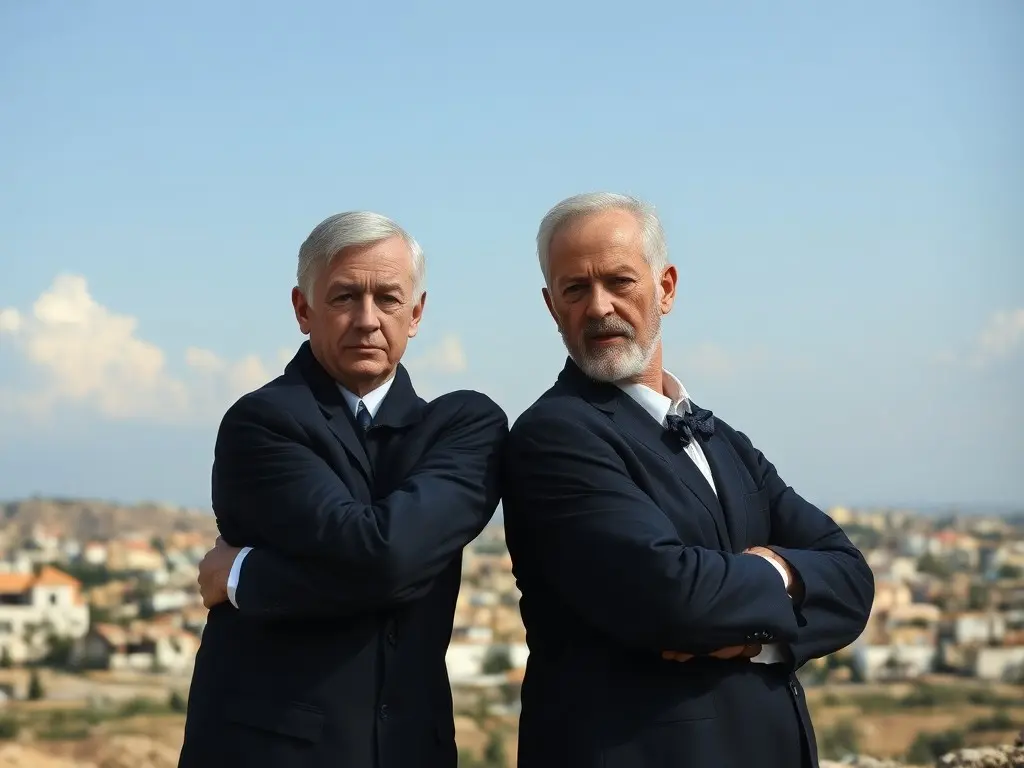 Two former Israeli prime ministers join forces against Netanyahu in upcoming elections