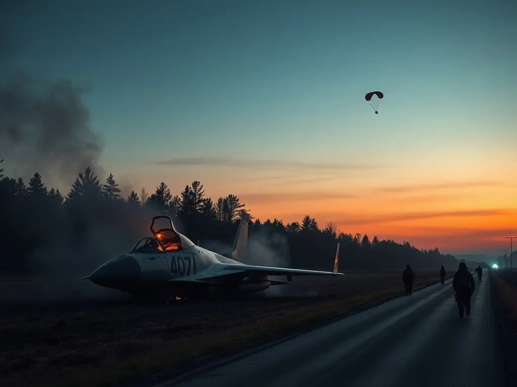 Two pilots safely eject before Air Force jet crashes in Alabama