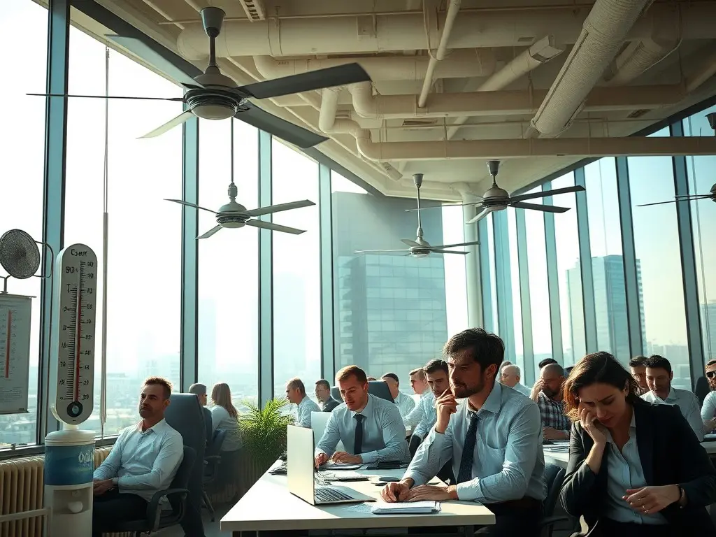 UK 'should enforce maximum temperature for workplaces during heatwaves', say experts
