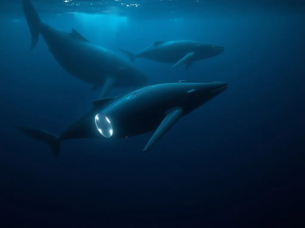 Underwater robot tracks sperm whale conversations in real time