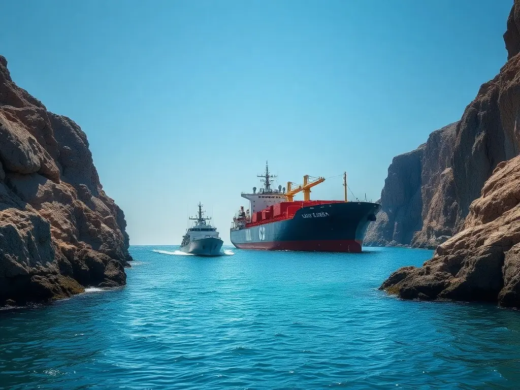 US boards oil tanker, Iran displays control of strait