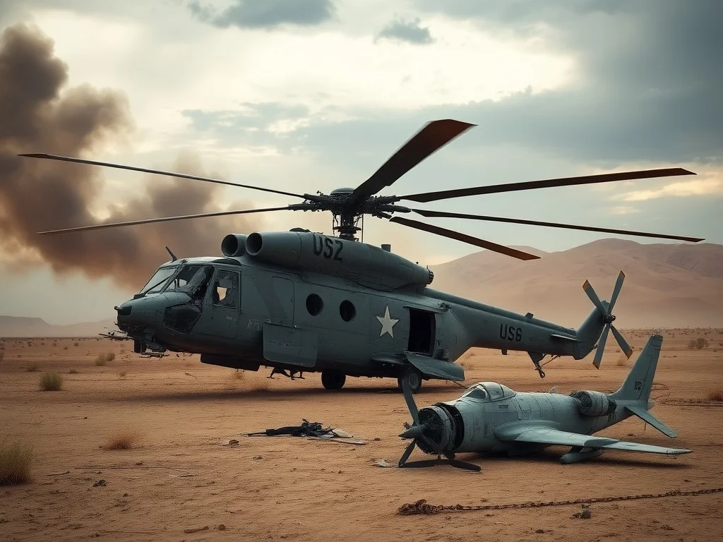 US helicopter on search mission for downed jet also hit by projectile, claims Iran media