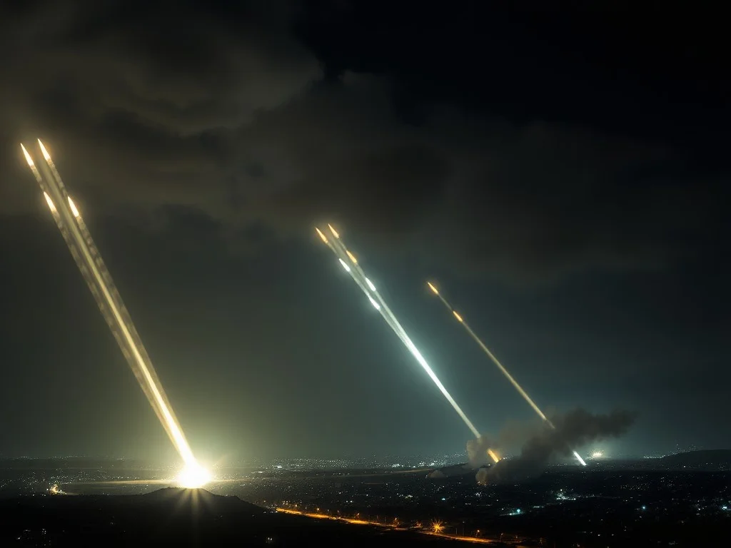 US-Israel-Iran War Live: Barrage of Iranian missiles lights up Israeli skies in overnight attack