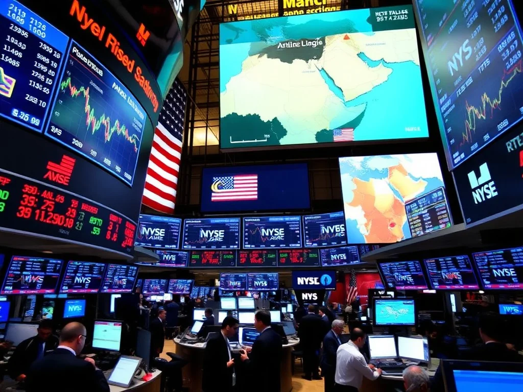 US stocks move higher on hopes for an end to war with Iran, but it’s been a volatile month