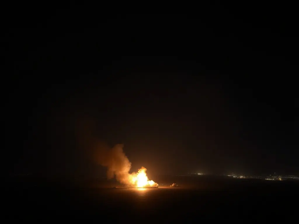 US strikes sites after Iran launches drones