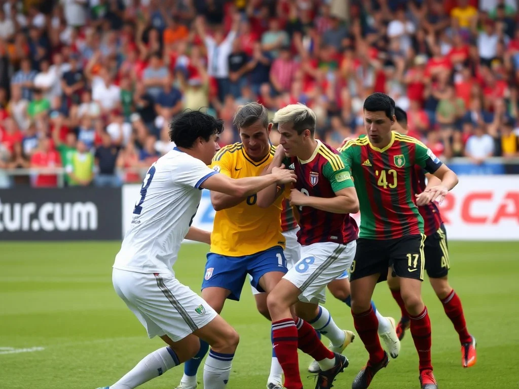 USA and Belgium suffer ‘awful’ kit clash after teams forget alternatives