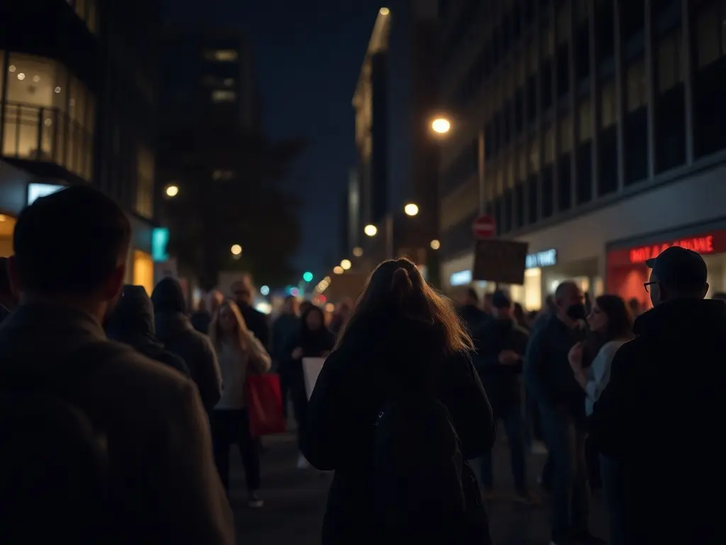 'Use your brain': Hundreds march in Vancouver against AI data centre expansion
