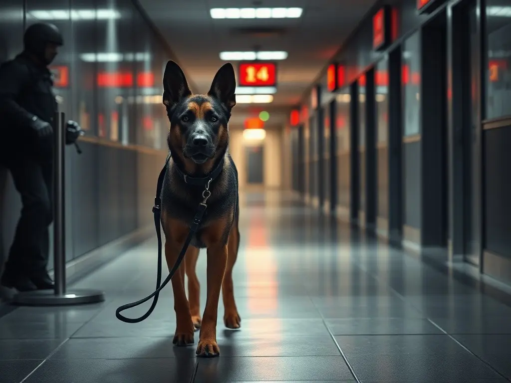 Video: K-9 alerted by smell from suspected WHCD shooter