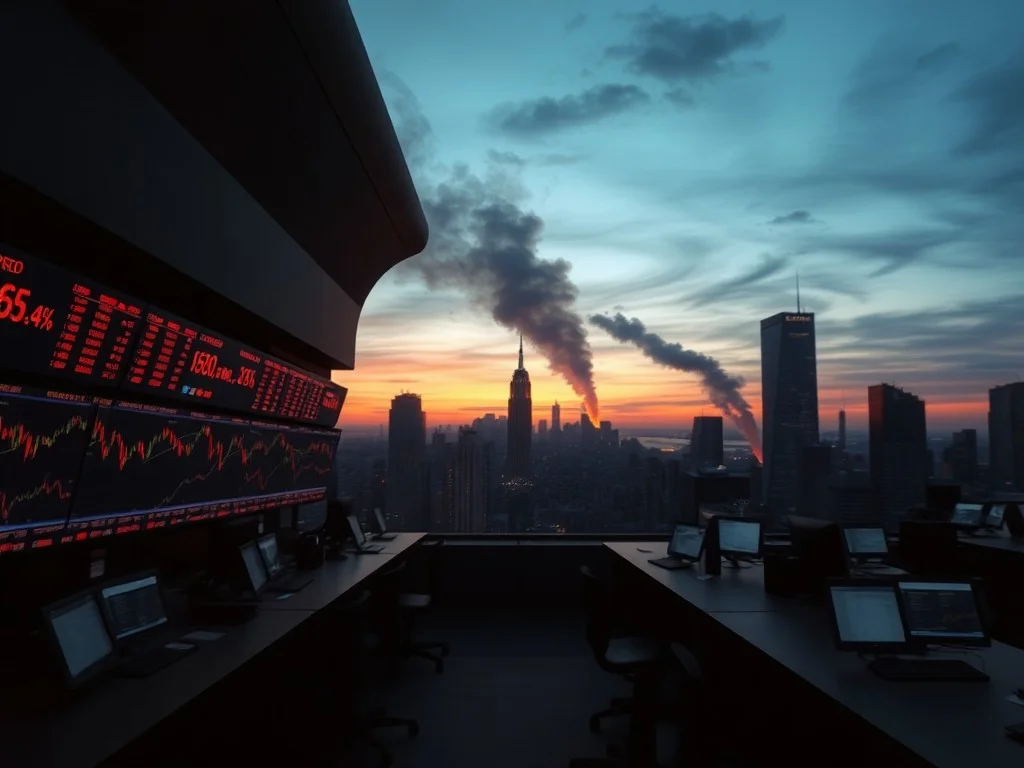 Wall Street drops again to close its 5th straight losing week and its worst since the Iran war