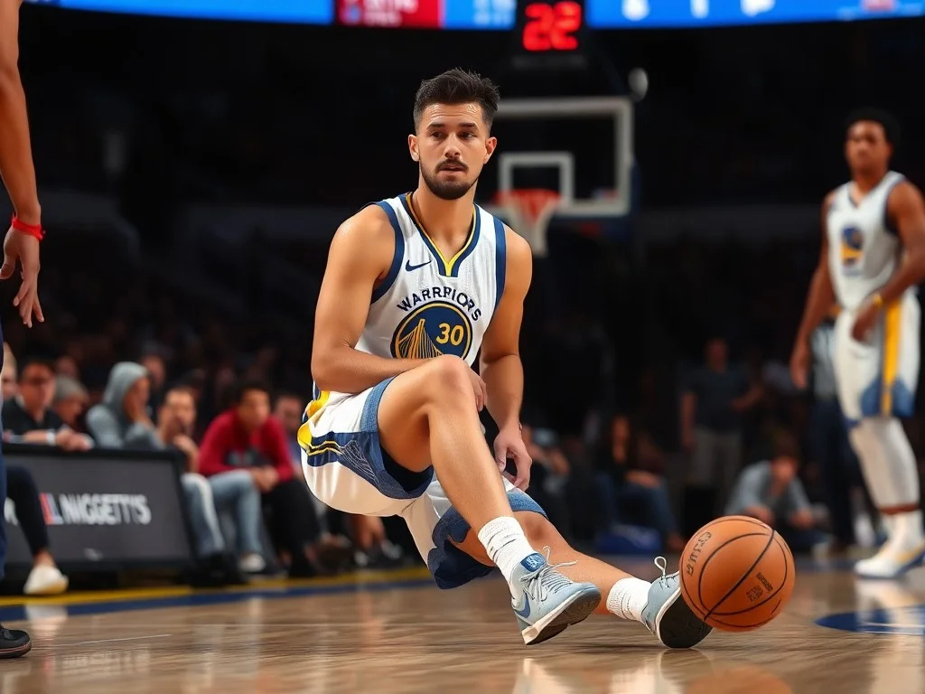 Warriors' Quinten Post Out for Remainder of Game with Foot Injury Against Nuggets