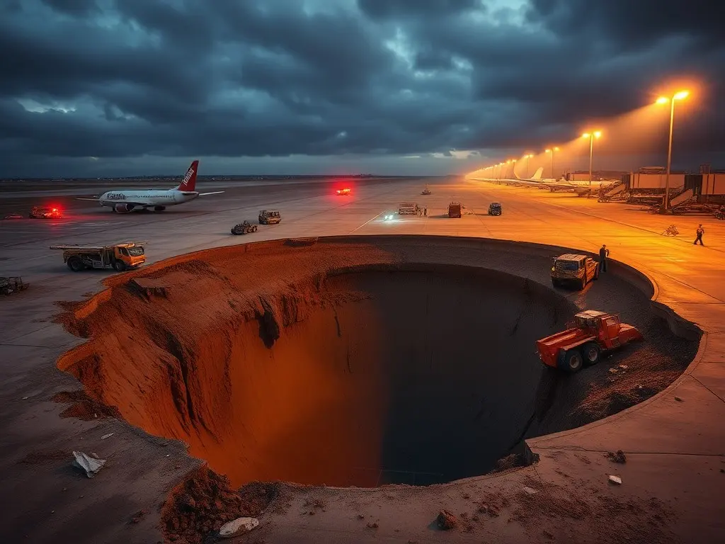 Watch: Sinkhole at New York’s LaGuardia Airport forces runway shutdown; flight delays, cancellations expected