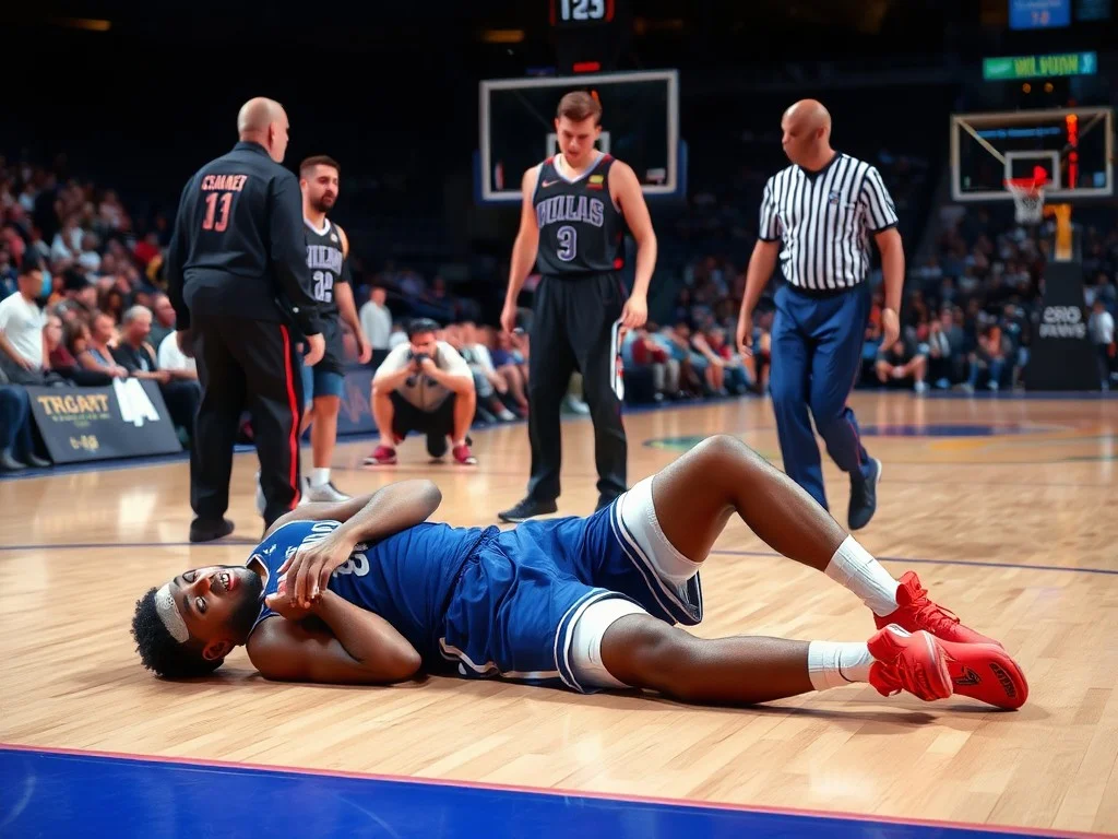 Watch: Warriors’ Moses Moody suffers serious knee injury on dunk attempt