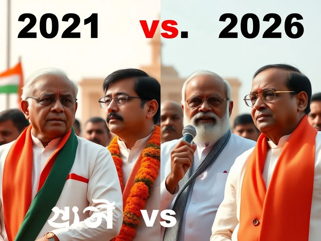 West Bengal polls: 2021 vs 2026, a look at how state’s political landscape shifted