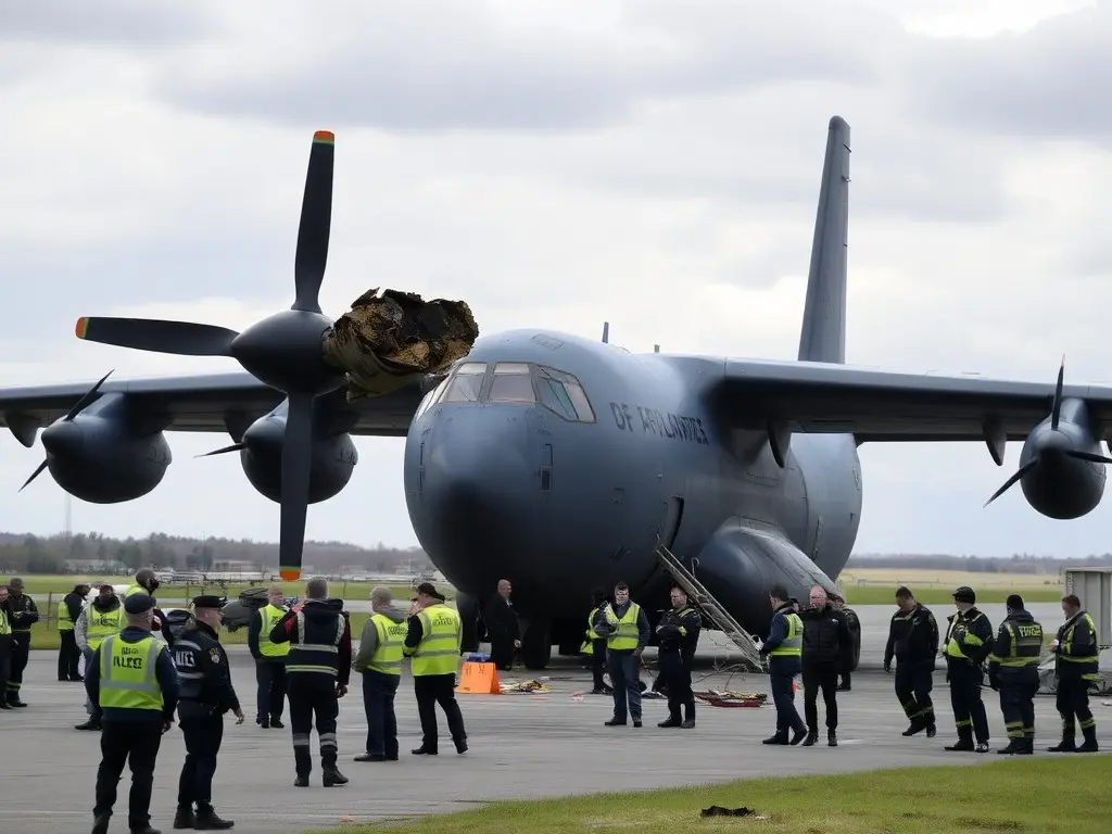 Why A US Air Force C-130 Hercules Was Parked At A Civilian Airport In Ireland